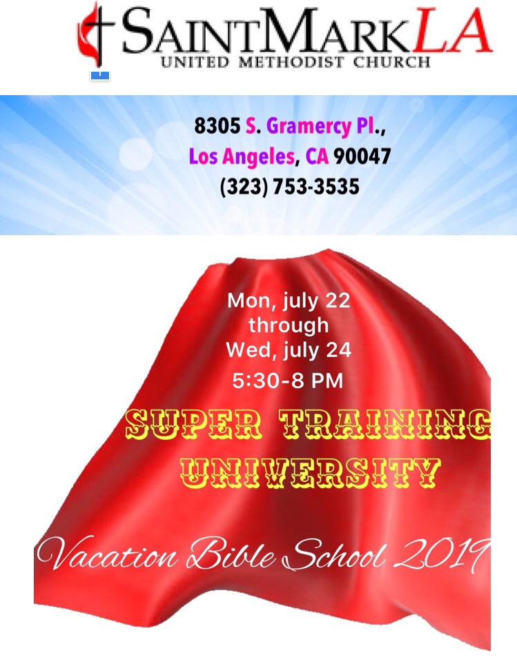 Super Training University Vacation Bible School Poster